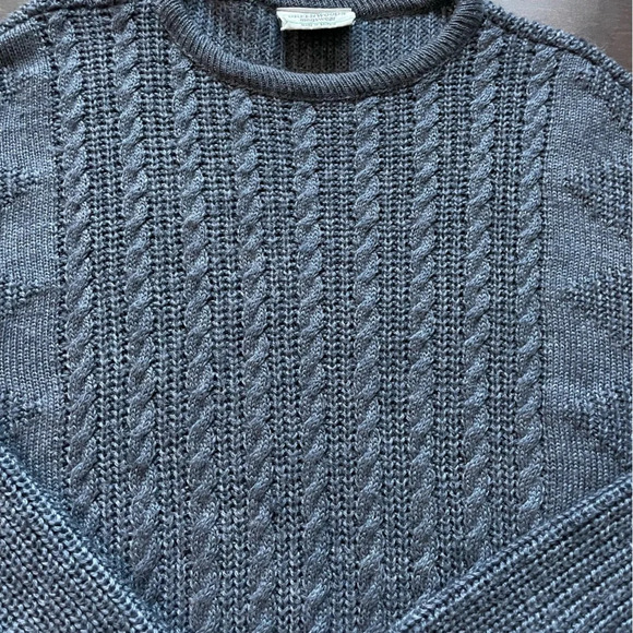 Greenwoods Menswear - Vintage Acrylic Wool Blend Grandpa Sweater Men’s M - Picture 3 of 10